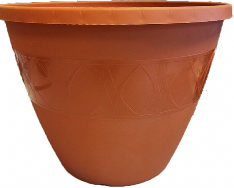 #11 Patio Pot with Deco Band